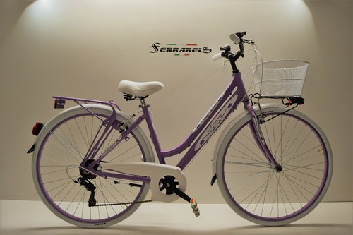 BICI TREKKING DONNA 28 CITY BIKE IN ALLUMINIO 6V SHIMANO | eBay
