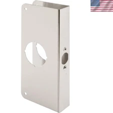 Robust Stainless Steel Lock Reinforcer for 1-3/8 In. Doors - Easy Installation