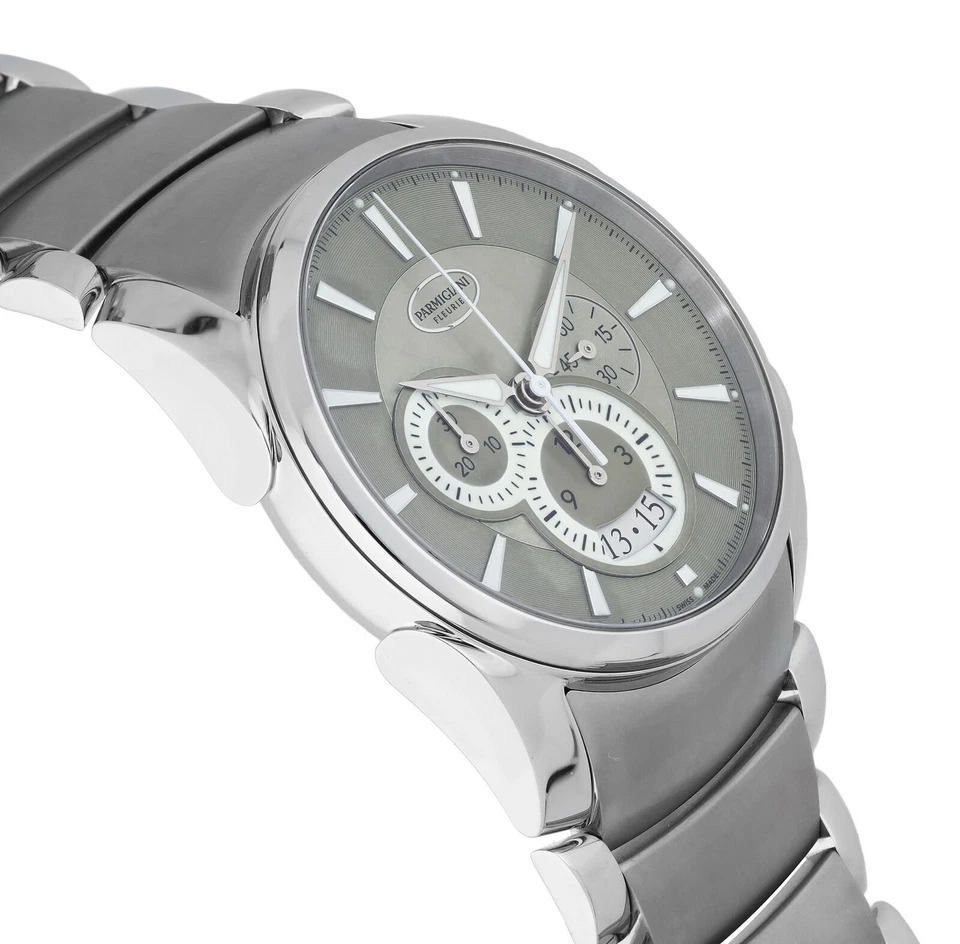 Parmigiani Tonda Metrographe Green Dial 40mm Men's Watch PFC274-0005600-B33002 - Image 3 of 4