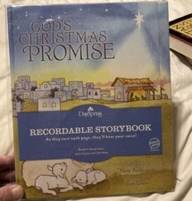 Dayspring God’s Christmas Promise Recordable Storybook Brand New Sealed