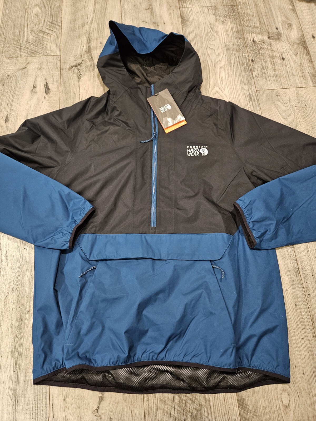 NWT Mountain Hardwear Men's Large Rainlands Anorak Outdoor Pullover Rain Jacket eBay