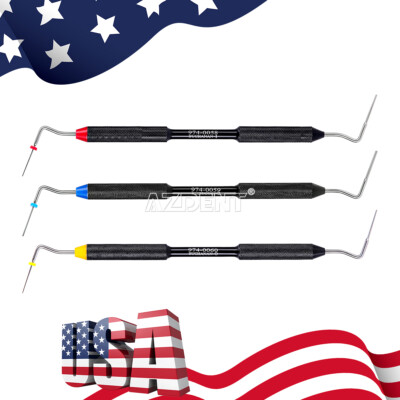 Dental Root Canal Filler Endo Hand Plugger Fill Instrument NITI Tip #0 #1 #2