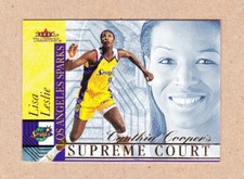 Lisa Leslie 2001 Fleer Tradition Supreme Court card#13 Los Angeles Sparks BV $6
