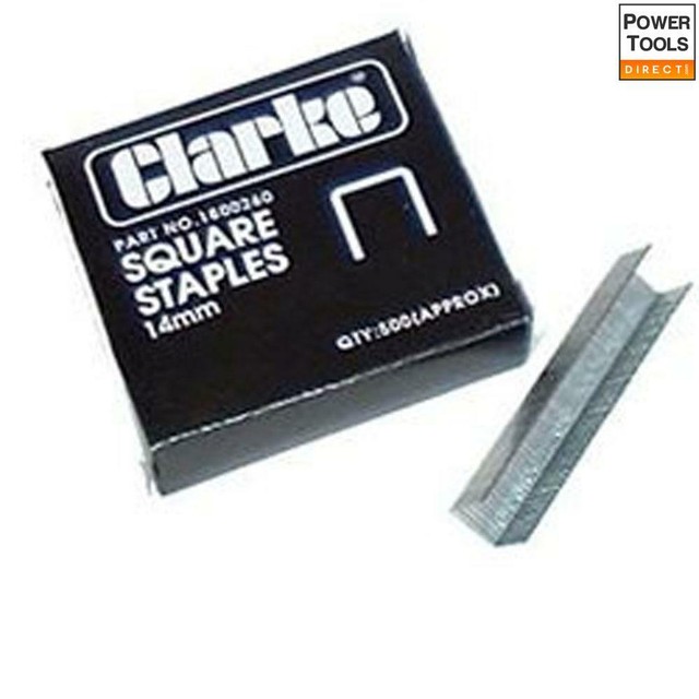 Clarke 12mm Square Staples for Csg10 Staple Gun 12 for sale online eBay