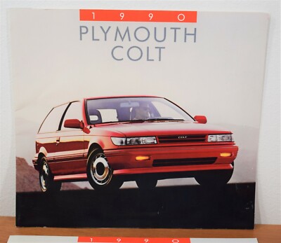 1990 PLYMOUTH COLT ~ Dealer Sales Brochure ~ Part #81-005-0025 8/89 ~ COLT GL GT