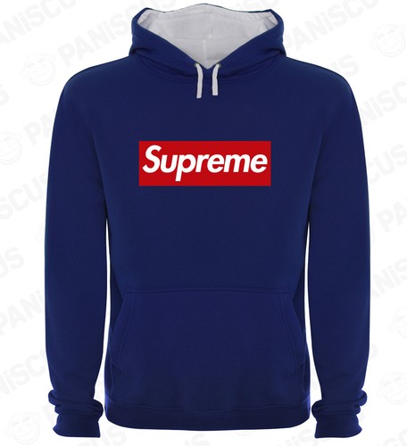Sudadera Capucha Bicolor Supreme hombre varias tallas y colores | eBay