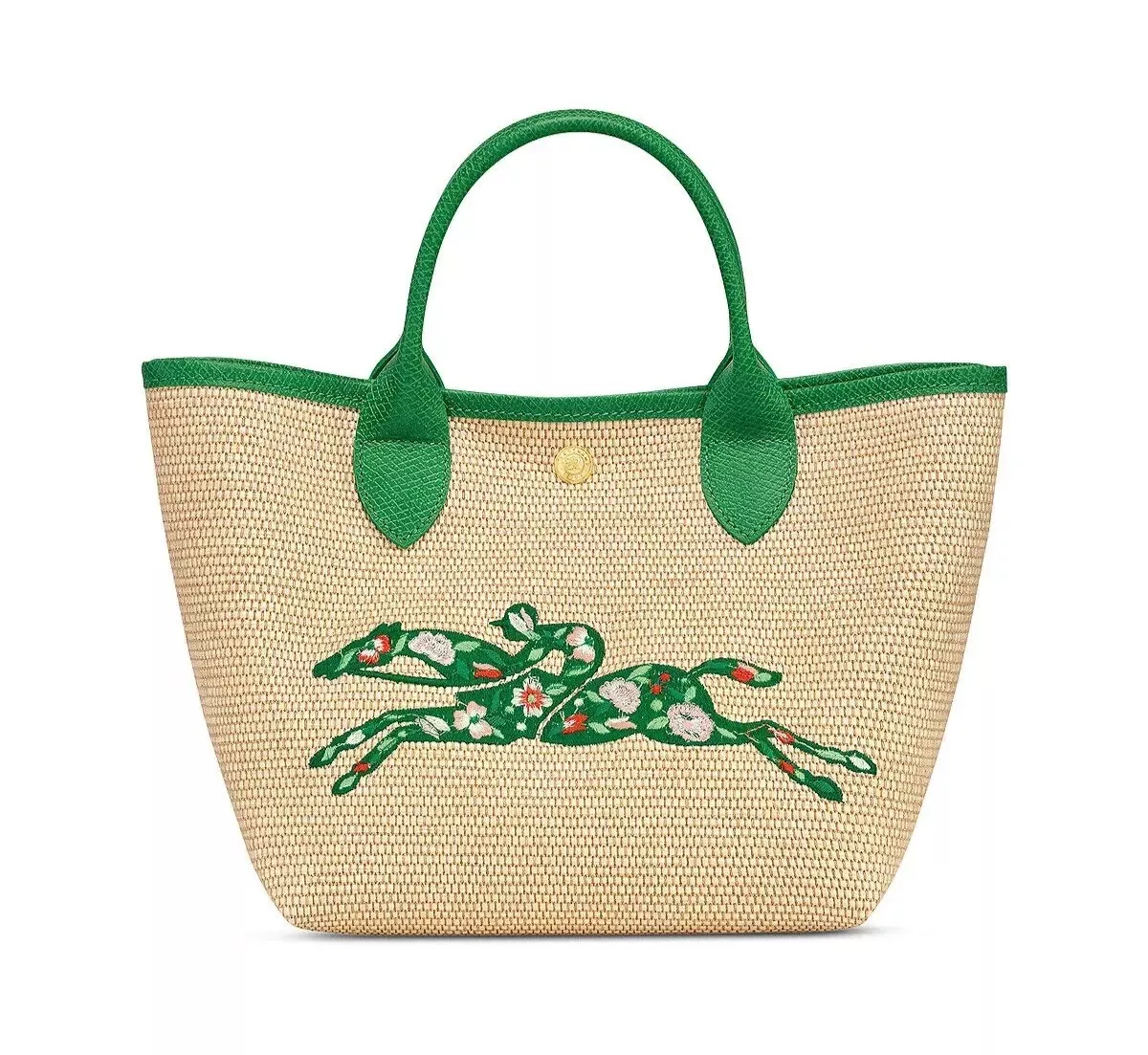 Longchamp Logo-Print Canvas Tote - Neutrals for Women