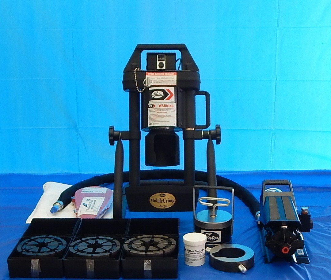 Gates MobileCrimp 420 Digital Dial Hydraulic Hose Crimper, with Shop