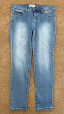 Free People Jeans Womens 27 Slim Straight Low Rise Stretch Medium Wash Denim