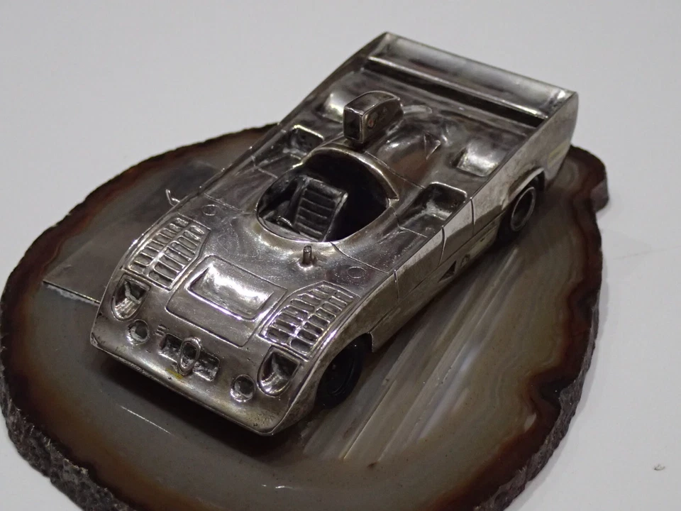 ALFA ROMEO 33 TT 12 MICHELE CONTI IN ARGENTO EDIZIONE LIMITATA SCALA 1:43 (S) - Immagine 3 di 4