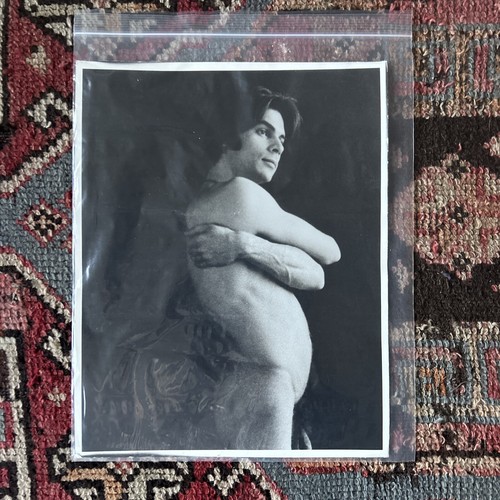 "Fotografía artística masculina gay desnuda original vintage en blanco y negro 11"" x 14""" - Imagen 3 de 5