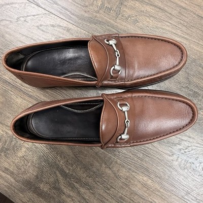 Allen Edmonds Loafers Mens 10.5 D Brown Leather Horsebit  display picture 1