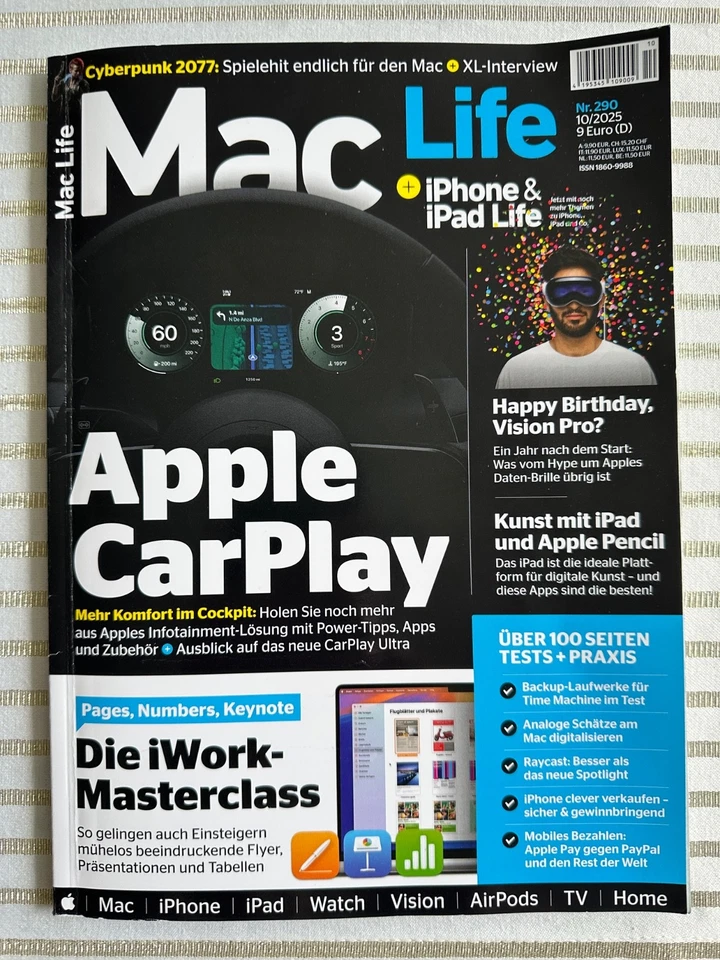 Mac Life 09/2025, sehr gutes Zustand