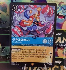 Disney Lorcana Attack of the Vine Legendary Quackerjack Loony Toymaker 147/207