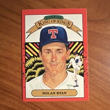 Donruss 1990 Nolan Ryan #659 King of Kings 5000 K's Texas Rangers Baseball Card
