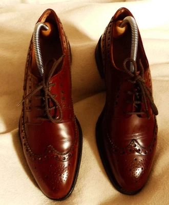 CHAUSSURES BOWEN brogues T 8 ( 42,5) TBE Made in England - Photo 1/4