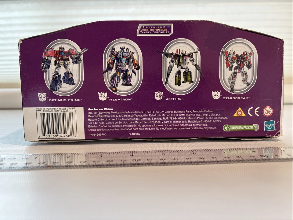 Figura de acción Transformers Scourge Cybertron Ultra Class NUEVA SELLADA 2005 Foto 3 de 4