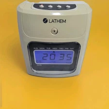 Lathem 400E Electronic Time Recorder – Top-Feed Punch Clock – SmartClock