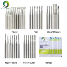 Wave Dental Surgical Round Burs RA Latch Long Carbide Slow Speed Contra Angle