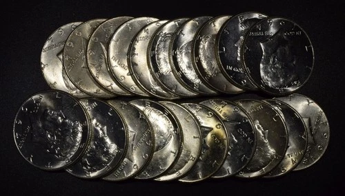 Roll of 20 1964 Kennedy Silver Half Dollars "UNC-BU" *Free S/H After 1st Item*