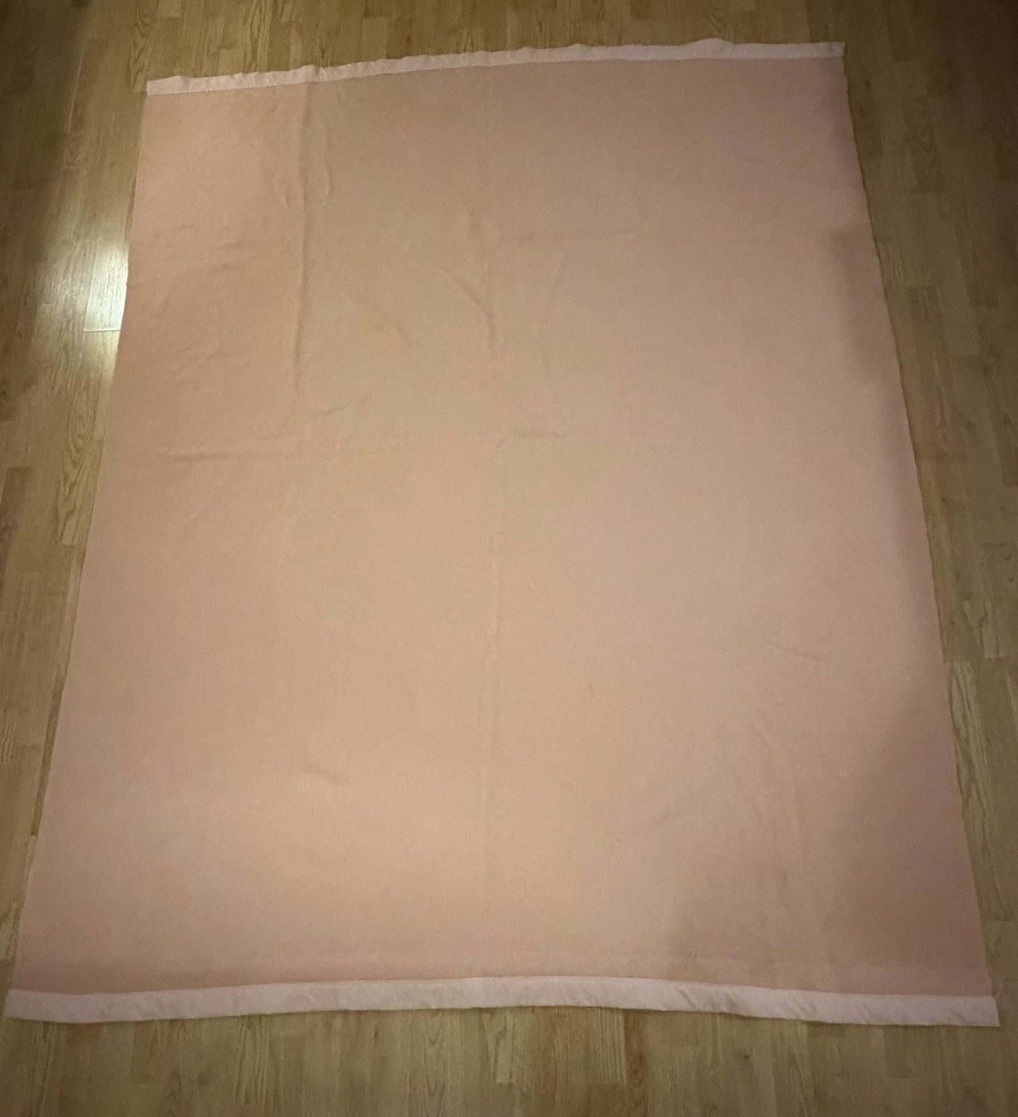 Vintage Springfield Blankets Wool 90x72in Full Size Light Pink Satin ...