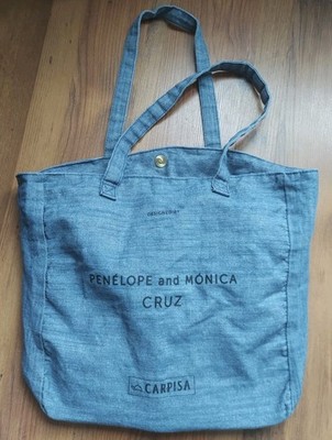 Blue Denim Carpisa Tote Bag Designed by Penélope and Mónica Cruz