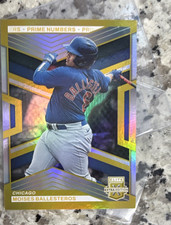 Panini Elite Extra Moises Ballesteros #123 Cubs Prime NumbersSSP  Gold /24