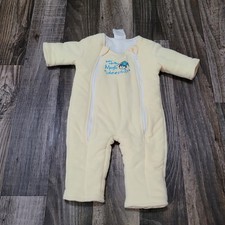 Baby Merlin's Magic Sleepsuit Small Yellow Swaddle Transition Suit 12-18 Lbs