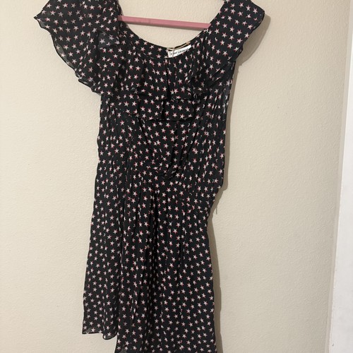 SAINT LAURENT black silk one shoulder dress