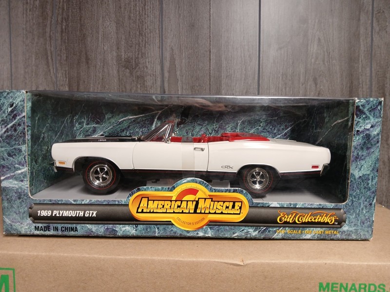 1969 Plymouth GTX Diecast convertible HEMI By ERTL American Muscle RARE 