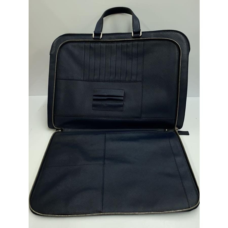 PRADA Briefcase Solid Rectangular 15.75x11.02x2.3… - image 7