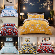Set copripiumino floreale lusso reversibile biancheria da letto botanica copripiumino tutte le taglie