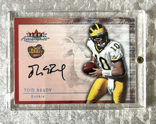 2000 Fleer Tradition - Autographics Tom Brady (AU, RC)