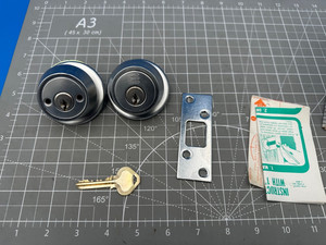 CORBIN EMHART SECURITY  DOUBLE SIDED DEADBOLT WITH ONE CORBIN KEY