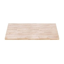 DuraSteel 30x48 Butcher Block Countertop - Maple Solid 30"L x 30"W, Brown