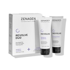 ZENAGEN Revolve Women's Travel Kit  Shampoo  Conditioner for Fine  Thinning H
