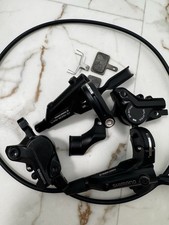 Shimano BR-MT500 Hydraulic Disc Brake Set Front/Rear Black MTB Caliper Pads