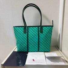 Borsa tote GHERARDINI morbida pelle verde unisex autentica quasi