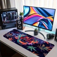 40 90cm Extra Large Gothic Desk Mat - Non-Slip Rubber Base, Large Mouse Pad  De