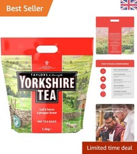 Total 480 Gluten-Free Tea Bags - 1.5 kg - Full-Bodied Flavor & Sustainability 0.07 per strip