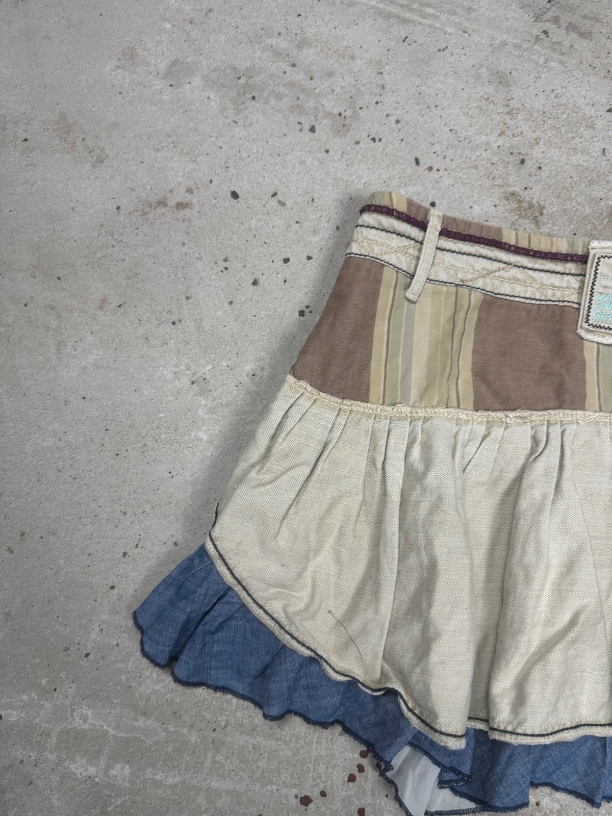 Marithe Francois Girbaud Mini Patchwork Skirt Ico… - image 12