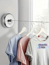 Stainless Steel Retractable Clothesline Indoor/Outdoor Drying