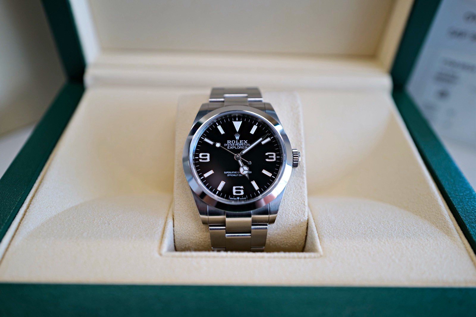 Rolex Explorer 40, Oyster, 40 mm, Oystersteel, Reference 224270