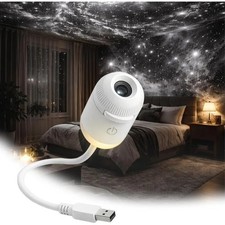 Starry Sky Projector Night Light USB Portable Galaxy Lamp Bedroom Decor Gift