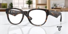 BURBERRY BE2410 3002 Dark Havana Demo Lens 51 mm Women's Eyeglasses