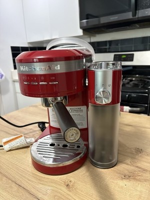 KitchenAid Semi-Automatic Espresso Machine (SOME ACCESSORIES MISSING) - RED