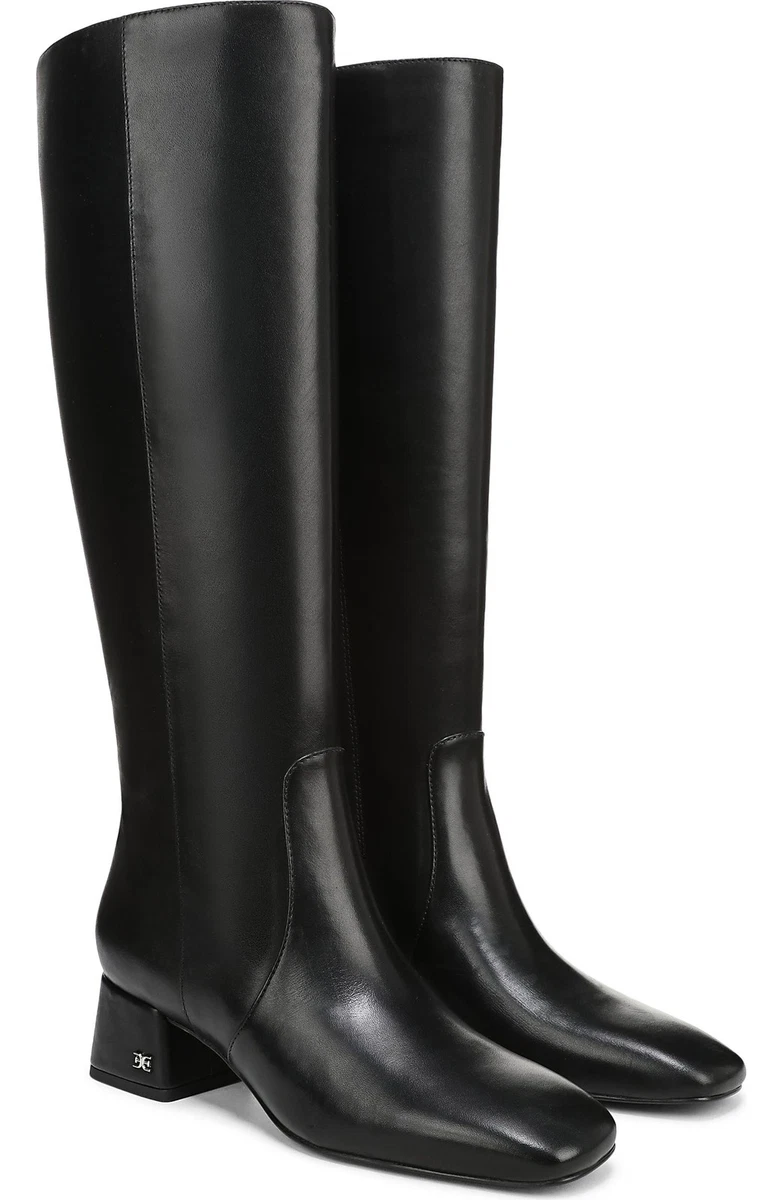 Sam Edelman Botas Altas Sylvia Para Mujer, Rojo Vino, 37 EU