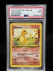 Glumanda  #46 Charmander German 1st Edition Base Set 1999 Pokémon Game PSA 9 🔥