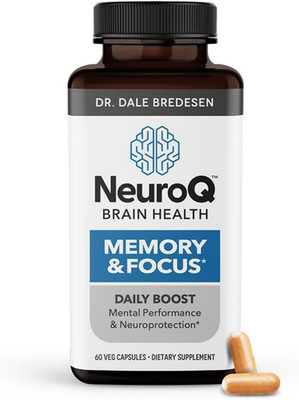 Neuroq Memory & Focus - Boosts Cognitive Performance & Healthy Brain Function - 