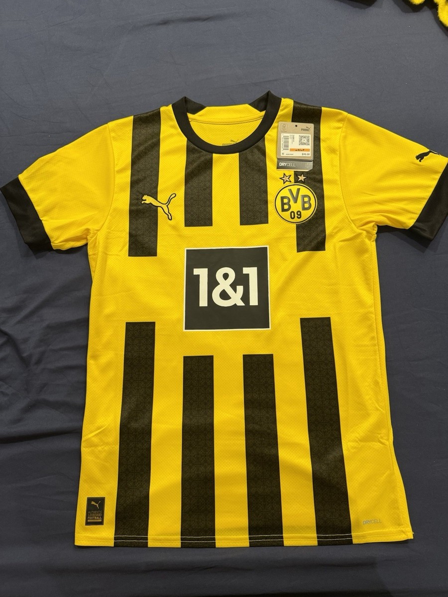 ベリンガム　ドルトムント　22/23 ホームユニフォーム Dortmund 2022/23 Home Jersey #22 Bellingham Small S PUMA 765883 01